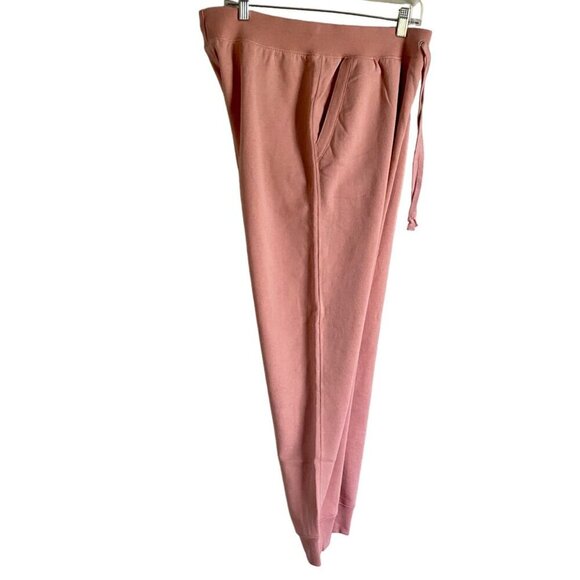 Champion Pink Joggers Sweatpants 2 Pockets Drawstring Waist Size 1X - Picture 2 of 6